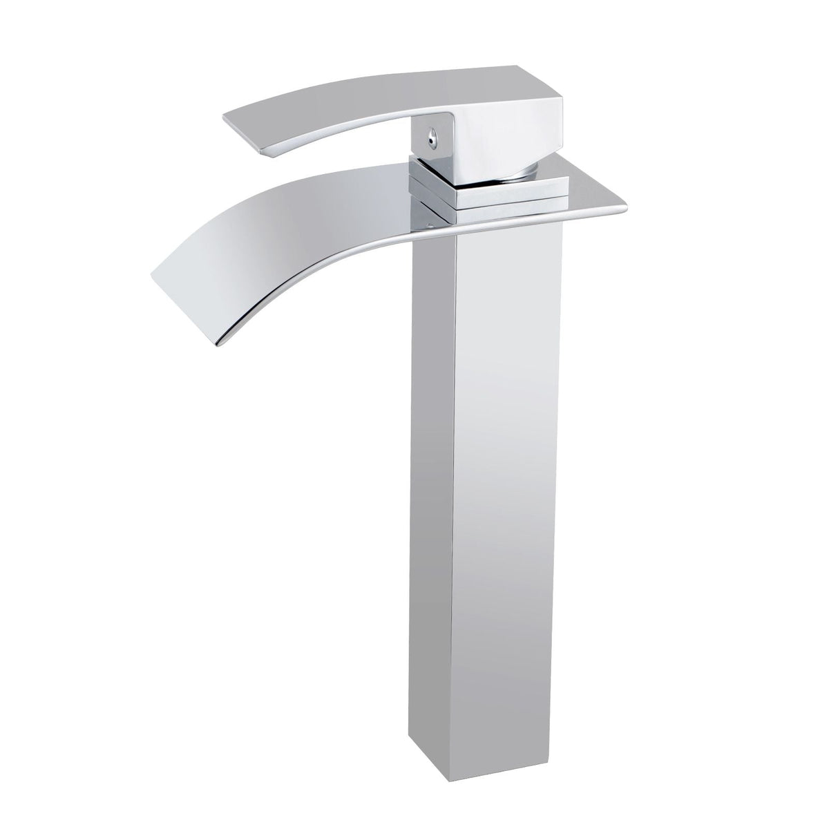 CASCADE Chrome Waterfall Tall Basin Mixer