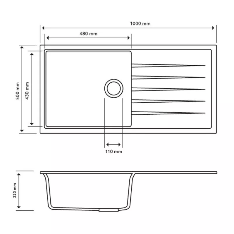 Single Bowl Sink