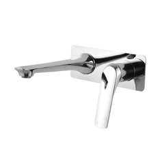 AU Chrome Bathtub/Basin Wall Mixer With Spout