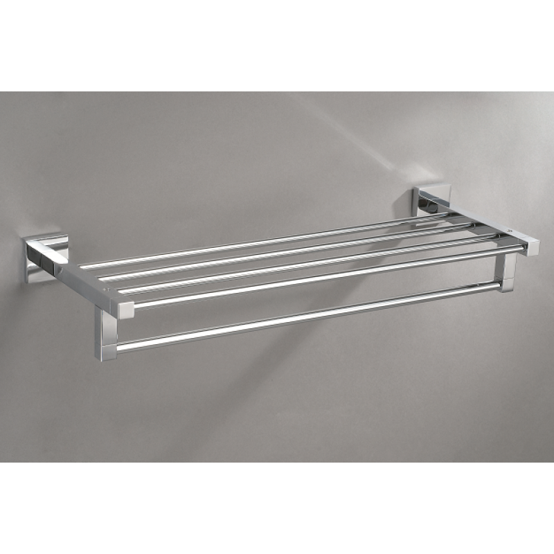 Bath Towel Rack- Chrome – Modern Bathware