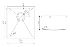 Atlas Handmade Kitchen Sink