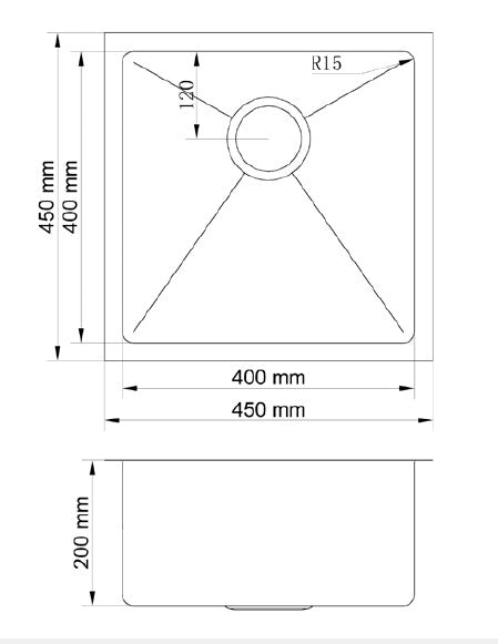 Atlas Handmade Kitchen Sink