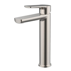 Genoa Tall Basin Mixer- Brushed Nickel