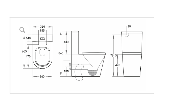 Vivid T-026 Toilet Suite