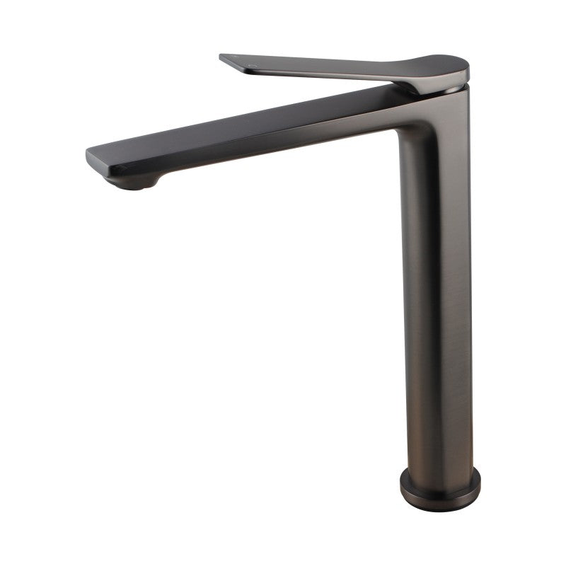 RUSHY Brushed Gun Metal Tall Basin Mixer