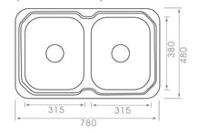 Kitchen Sink 780*480*170mm