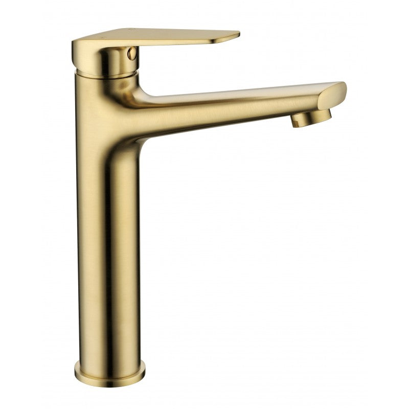 Brushed Gold Tall Basin Mixer