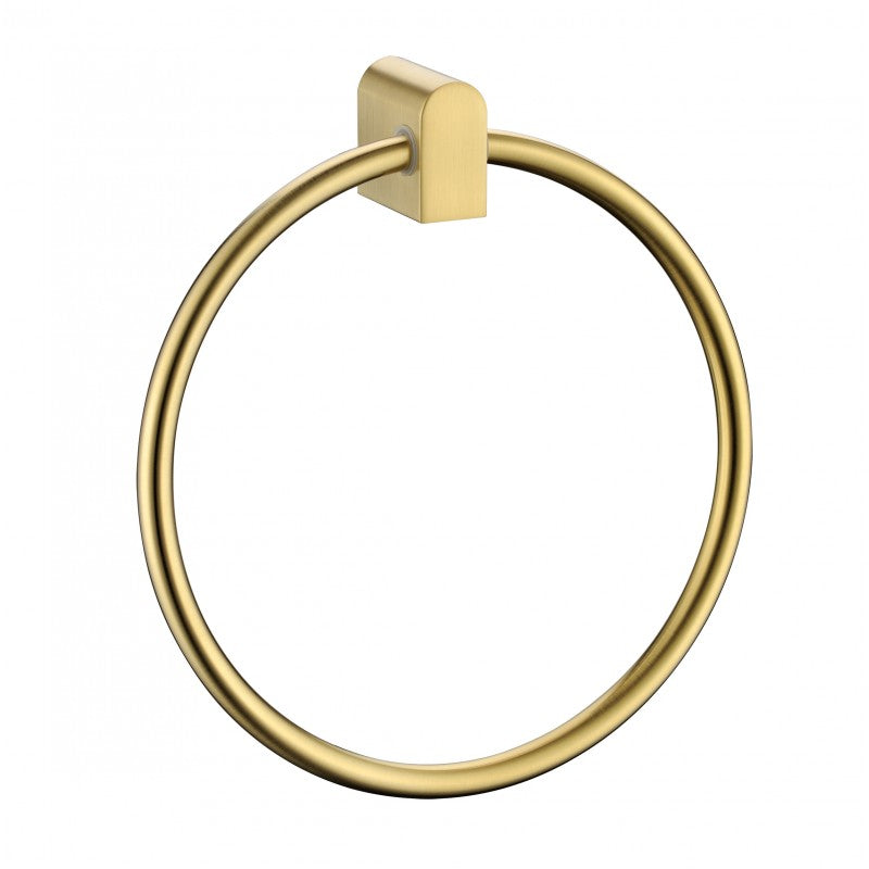 Brushed Gold Hand Towel Ring