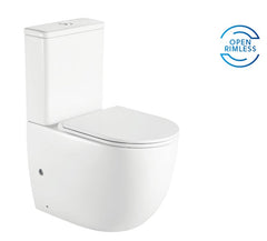 620*375*820mm Bathroom Rimless Toilet Suite Comfort Height Back To Wall