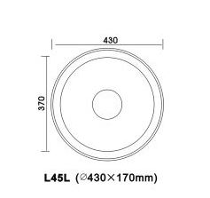 Kitchen Sink Ø430*180mm