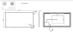 Backlit LED Mirror LDE 1500x800mm