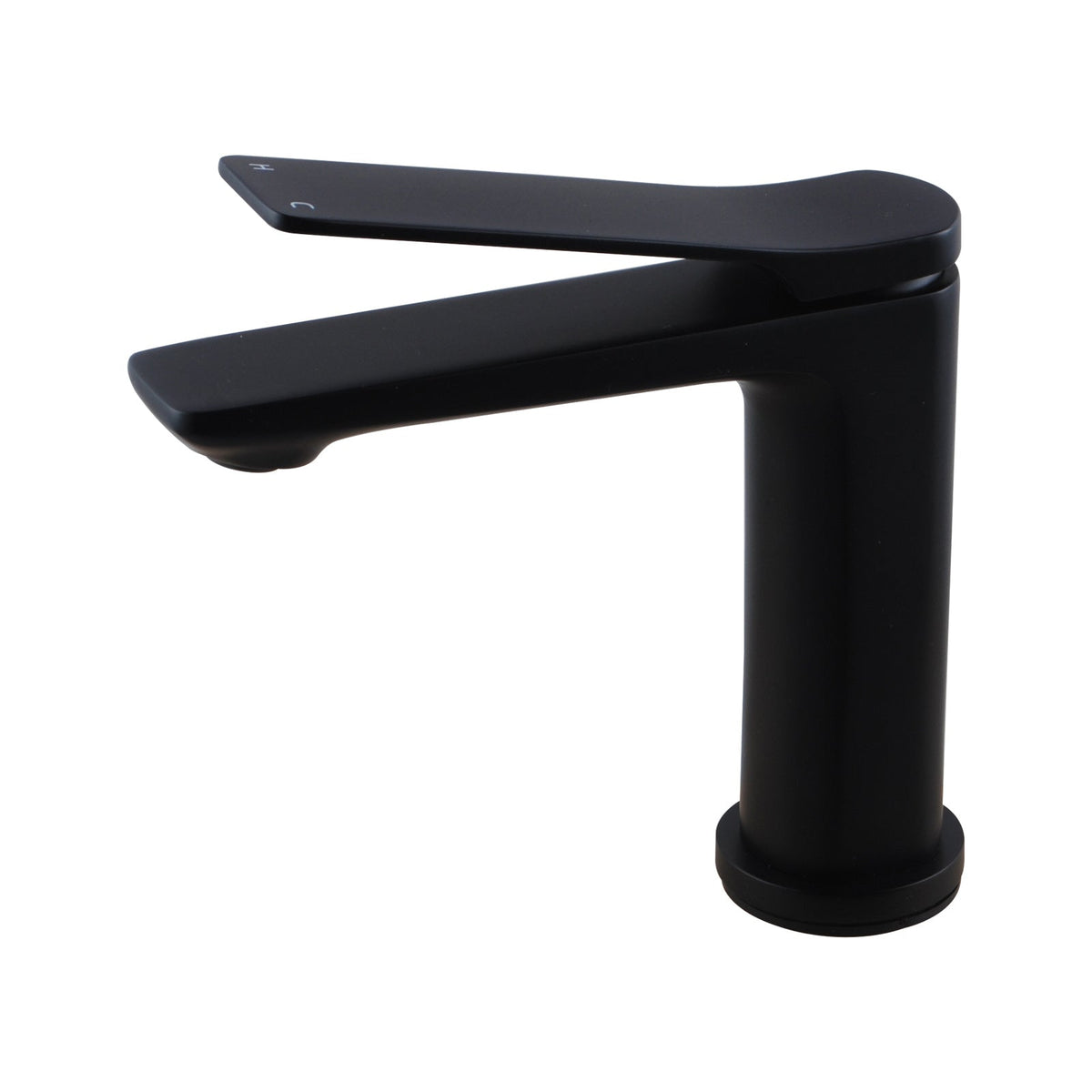 RUSHY Black Short Basin Mixer