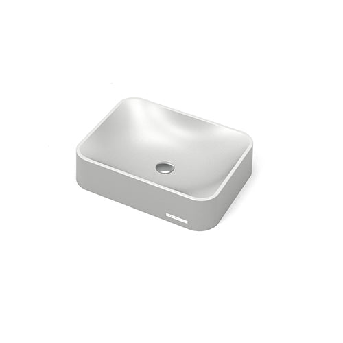 Sternhagen 545x415x130mm SeeRose Above Counter Basin White or Black Glossy Wash Basin Sani-Quartz Composite