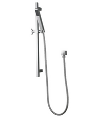 Square Shower 1 Function Solid Brass Rail with Elbow