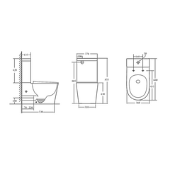 Vera Tornado-Rimless Toilet Suite