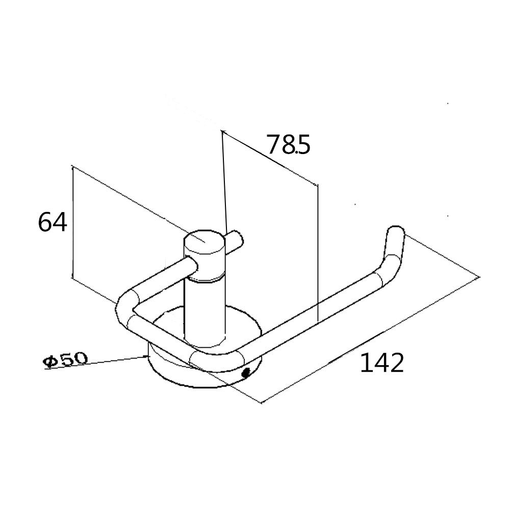 Pentro Chrome Toilet Roll Holder