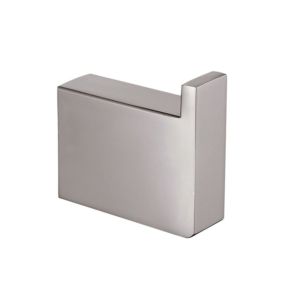 Cavallo Brushed Nickel Square Single Robe Hook