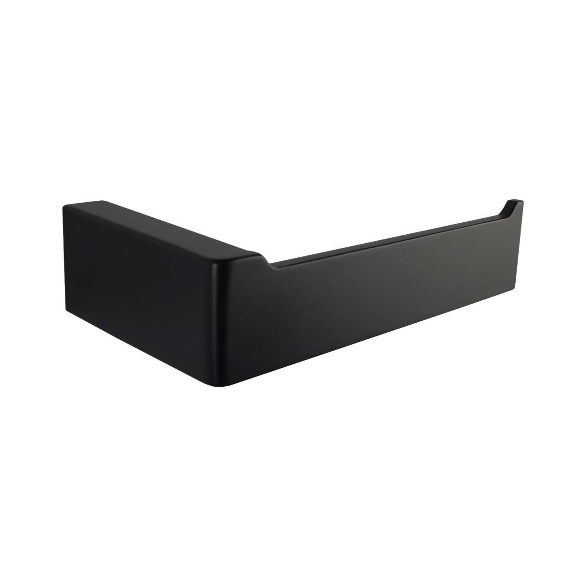 Cavallo Matte Black Square Towel Roll Holder