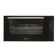 Oven Black Glass + Stainless Steel