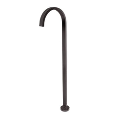 Cavallo Square Gun Metal Grey Stainless Steel Freestanding Bath Spout