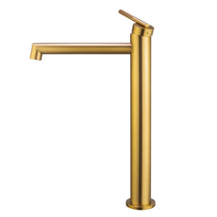 CADDENCE Series Brushed Yellow Gold Tall Basin Mixer