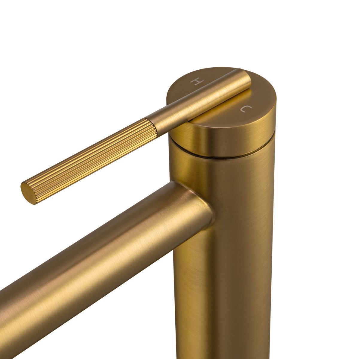 CADDENCE Series Brushed Yellow Gold Tall Basin Mixer