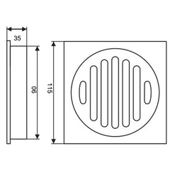 Shower Grate Drain