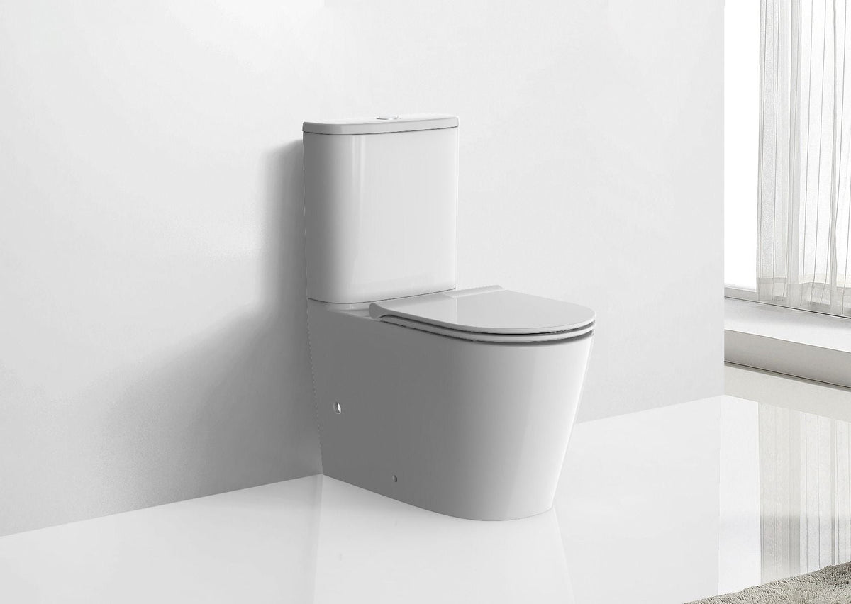 Arrow Sergio 669*384*820mm Dual Flush Washdown Two-piece Ceramic Toilet Suite Soft Closed Seat