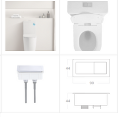 Veda T-2025 Toilet Suite