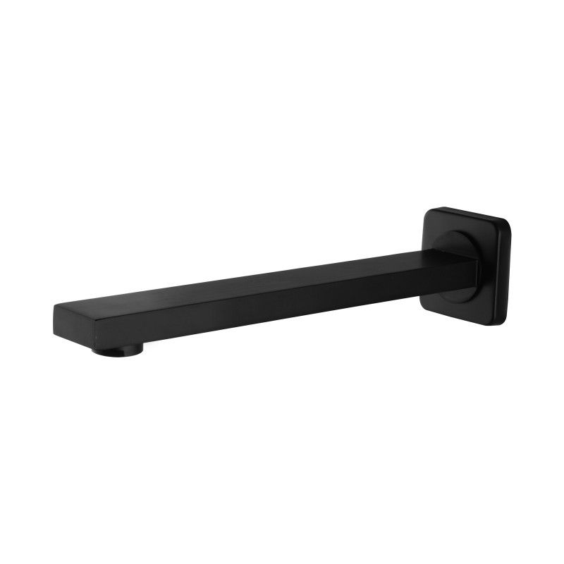 BLAZE Square Black Bath Spout