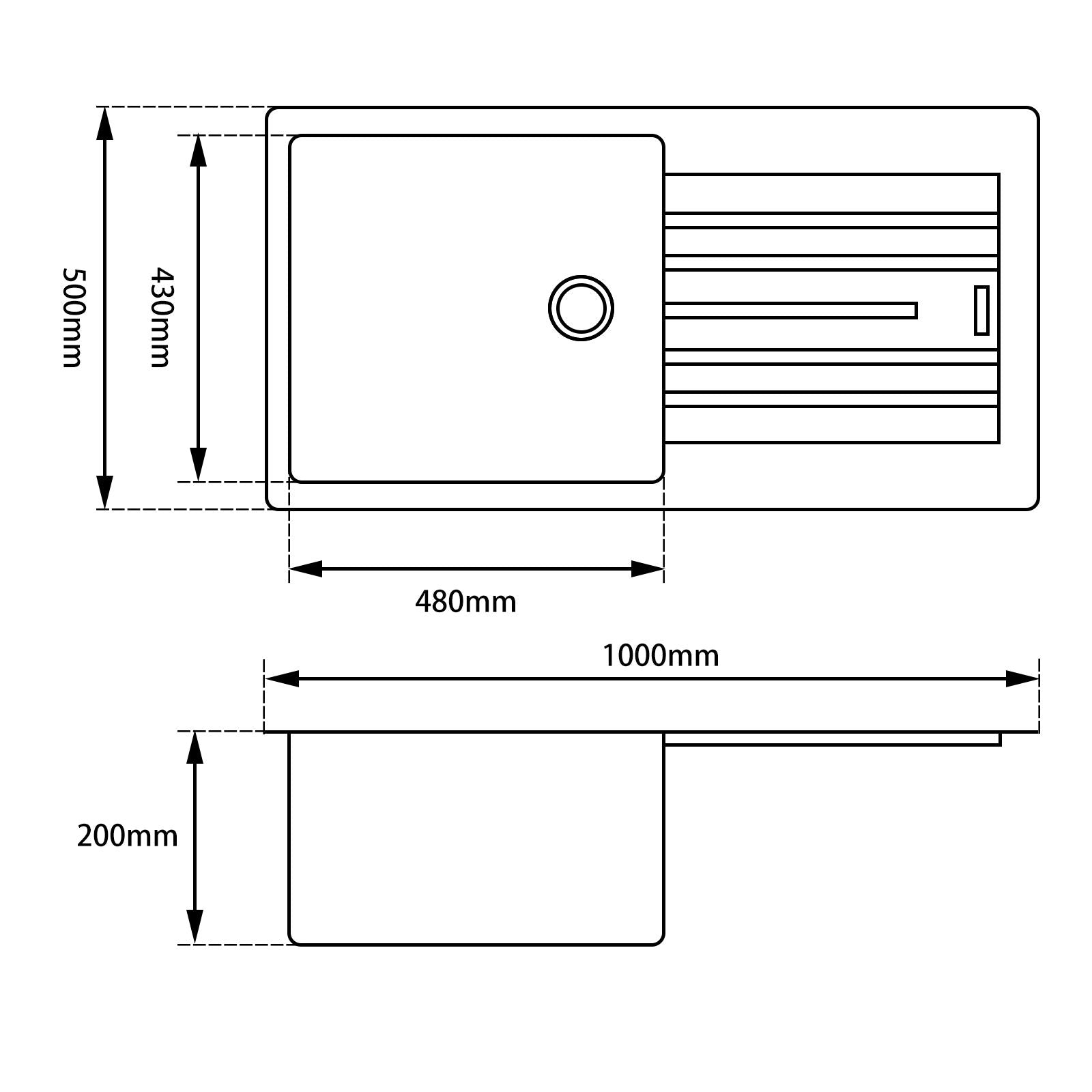 Black Granite Kitchen Sinks 