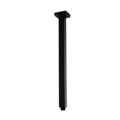 Cavallo 400mmMatte Black Square Ceiling Shower Arm