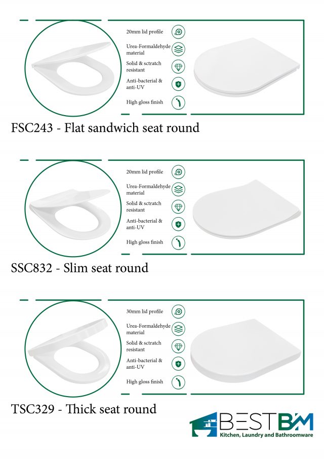 ATLANTA Rimless Toilet Suite